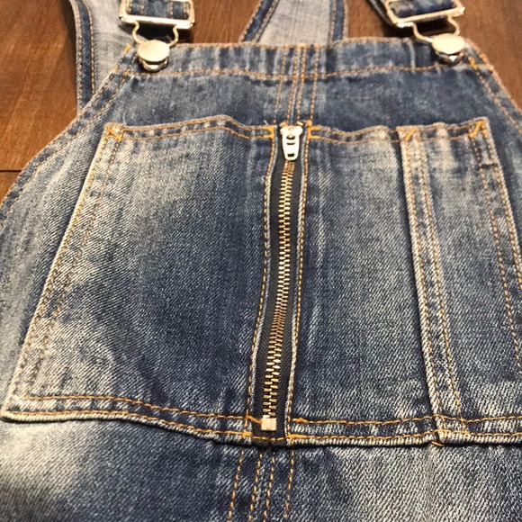 Zara Denim distressed overall Size Small - Picture 8 of 10